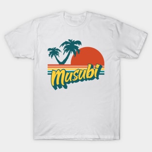 Musubi Hawaiian Food Retro Style T-Shirt
